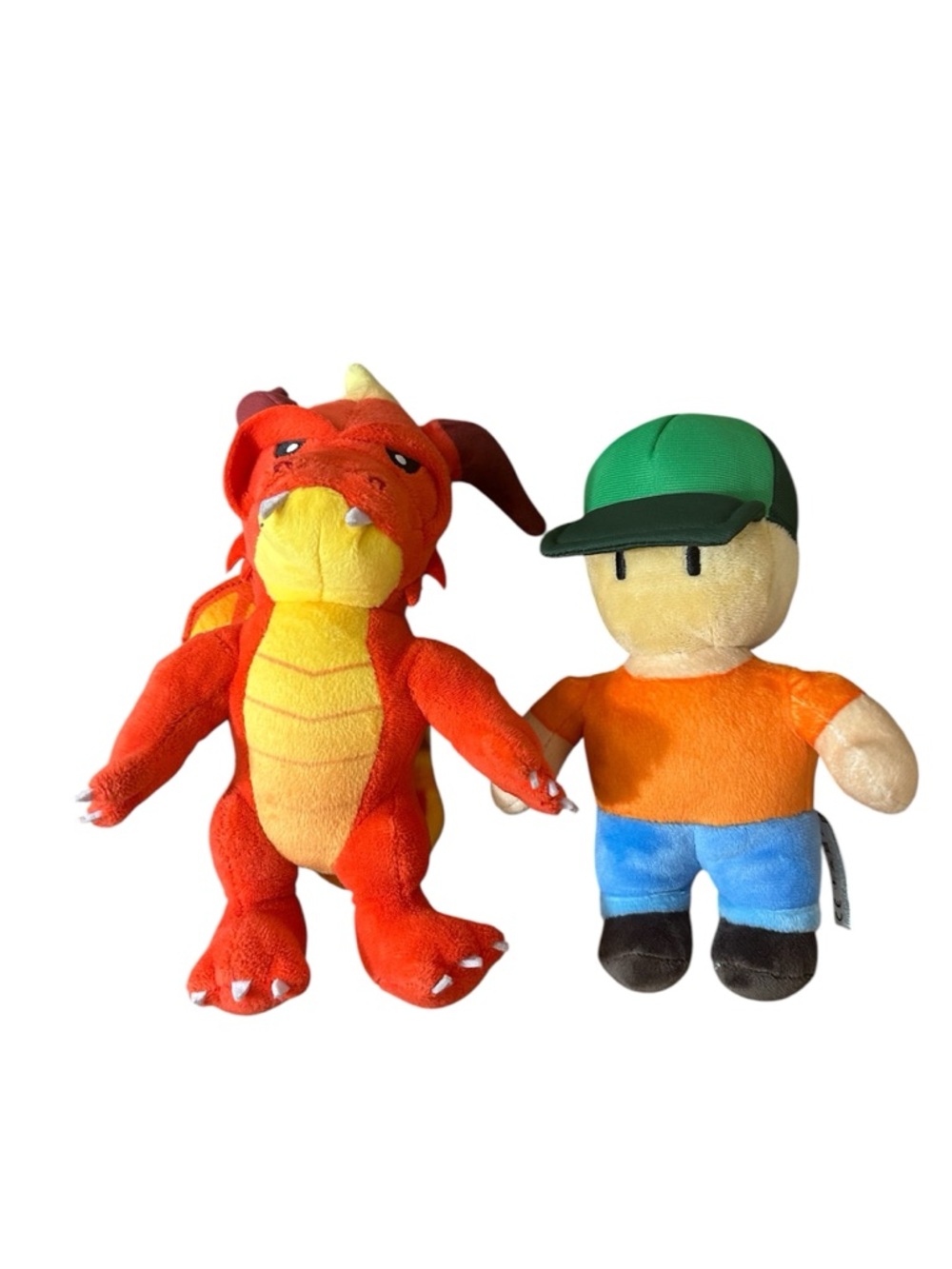 Stumble Guys Inferno Dragon And Mr. Stumble Plush Dolls